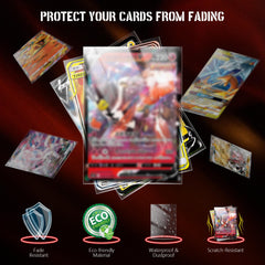 GOESCHANGE fits standard 2.5 x 3.5 inch cards for easy protection.