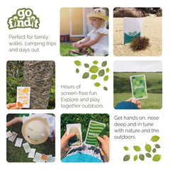 gofindit pocket-sized travel game ready for camping or road trips