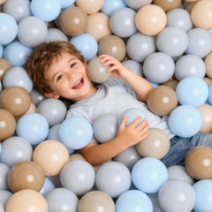 GOGOSO balls in play tent scene, versatile for indoor entertainment.