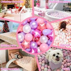 GOGOSO star ball pit balls sized 2.15 inches for confident handling