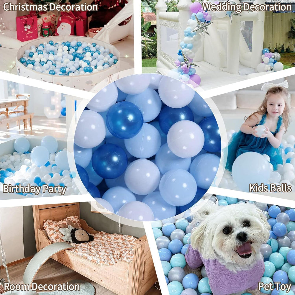GOGOSO Ball Pit Balls colorful set to boost visual tracking and engagement.