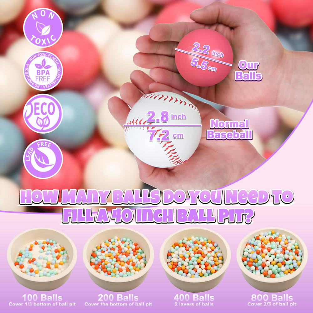GOGOSO 100-piece ball set stored in a sturdy bag.