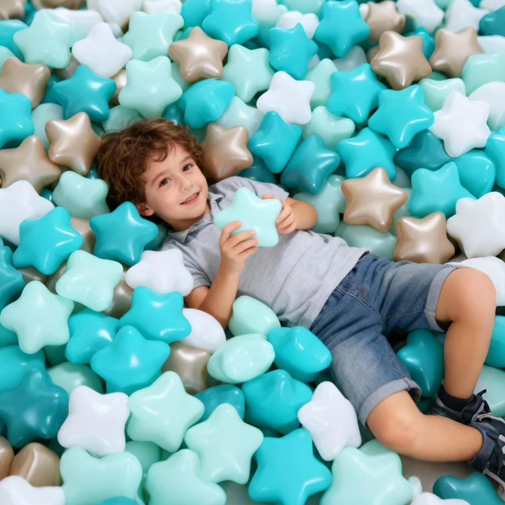 GOGOSO balls filling a ball pit for indoor play tent fun.