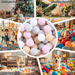 GOGOSO grey ball close-up highlights durable non-toxic construction