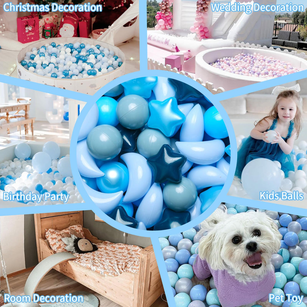 GOGOSO Ball Pit Balls kids playing — easy-to-grab shapes boost active, imaginative play
