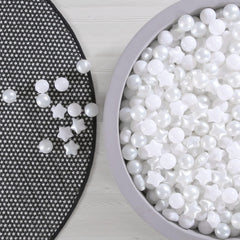 GOGOSO ball pit balls in pearlescent white for soft, safe playtime