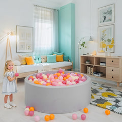 GOGOSO ball pit balls used as a party photo prop with pets.