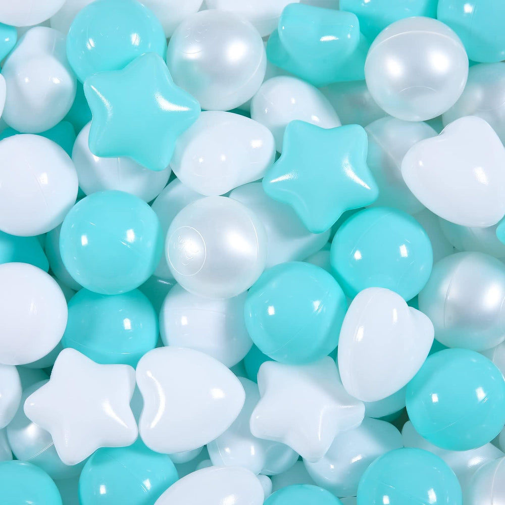 GOGOSO star-shaped ball pit balls in bright colors for safe toddler play