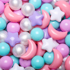 GOGOSO ball pit balls with pink stars invite imaginative toddler play.