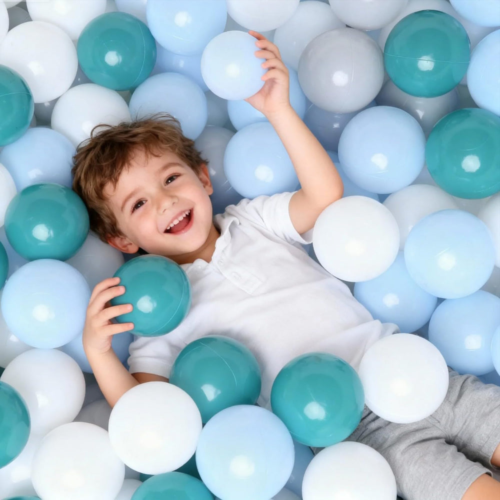 GOGOSO toddler play with balls in a tent setup for imaginative exploration