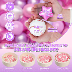 GOGOSO pearl light pink ball for gentle color exploration and easy cleanup.