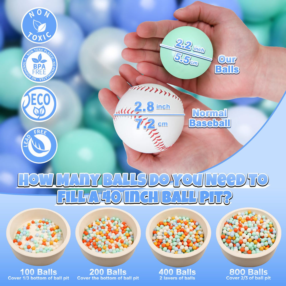 GOGOSO pearls and Macaron colors enhance ball pit decor and engaging play.