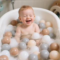 GOGOSO balls pool play in backyard with vibrant color mix