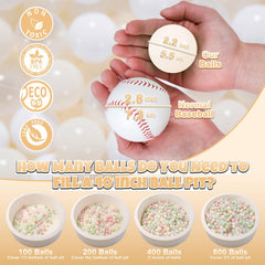 GOGOSO soft plastic balls ideal for baby hands and gentle play.