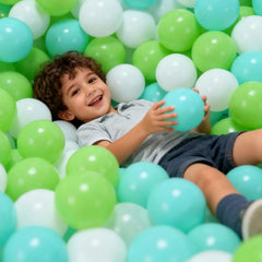 GOGOSO toddler-friendly ball pit scene for home play and party decor.