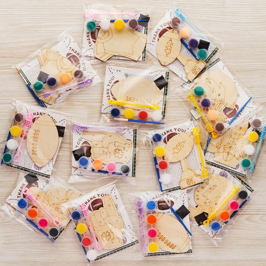 GOGREENWOVEN football favors bubble wands for interactive party fun and gifts