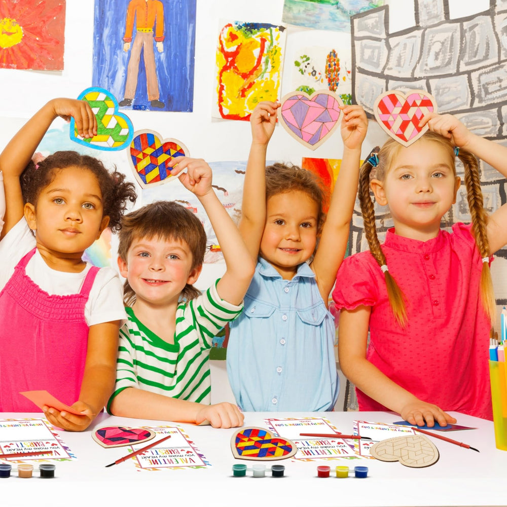 GOGREENWOVEN kid-friendly paint brushes set for creative painting.
