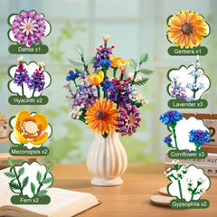 Gohero adjustable stems highlight flexible floral display options.