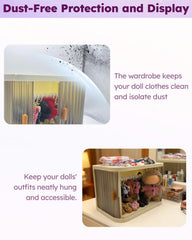 GoingMeta open-view closet lets you see outfits at a glance.