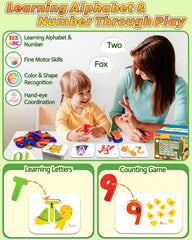 Gojmzo bright illustrated flash cards spark focus and color-shape recognition