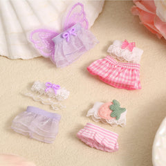 Goktvai doll clothes lace trim detail: chic craftsmanship for display aesthetics