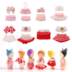 Goktvai eight-set outfits for 3-inch dolls, ideal for display