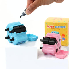 GoldenEgg Math Teacher 4-in-1 Multiplication stamp boosts quick recall in class.