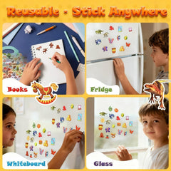 Goldge Puffy Sticker Book Ocean for bright scenes during car rides and trips