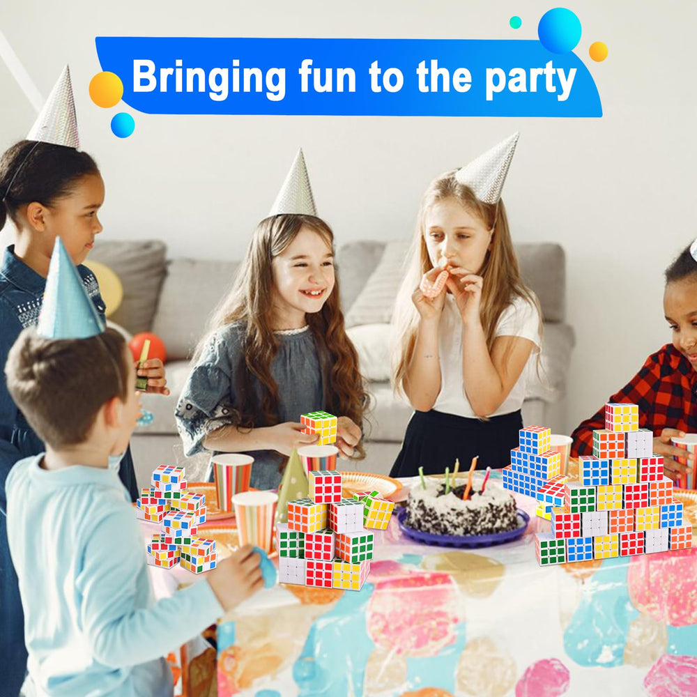 Goldge 60 mini cube puzzles, stress-relief brain teaser during breaks