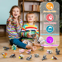 Goldge insects-theme blocks encouraging problem solving through hands-on play