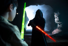 Goliath Power Saber motion-based SFX enhances dynamic action.