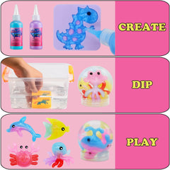Golinkid Magic Water Elf 24 molds offer ocean, animal, and dinosaur shapes.