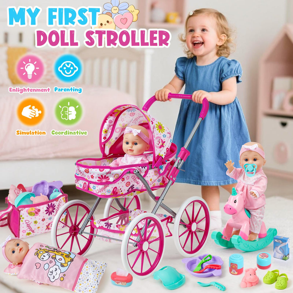 Golray blue dress outfit offers mixed play options and color variety.