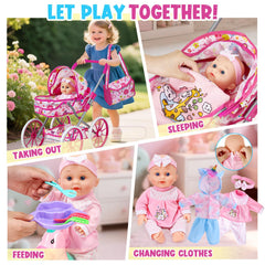 Golray carry bag keeps doll accessories organized on the go.