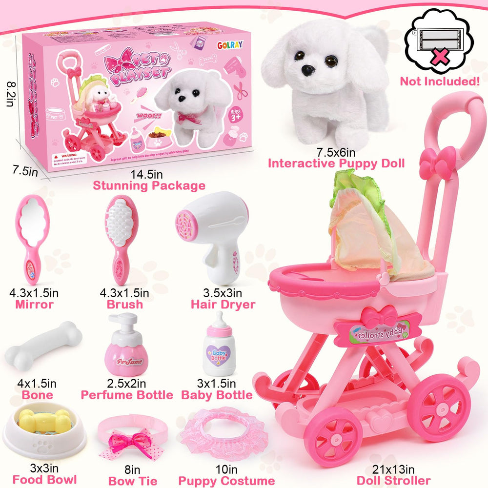 Golray doll stroller and dining-chair function for versatile pretend play.