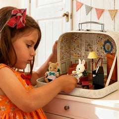 Golray dollhouse suitcase piano and stool spark musical pretend sessions.