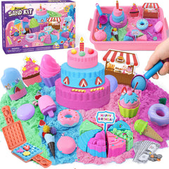 Golray Ice Cream Sensory Bin with sandbox lid for mess-controlled indoor play.