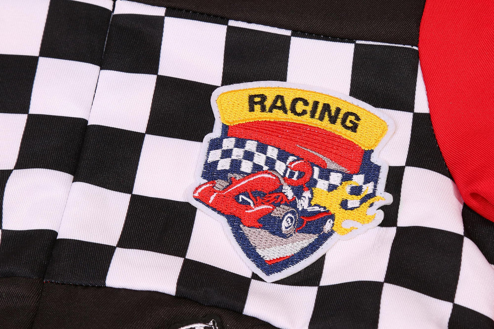 Gomukot Direct embroidery detail highlights cool racing style