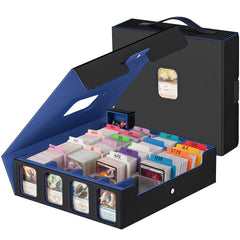 Gomyrod 3200+ card storage box front view for quick access during games.