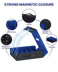 Gomyrod waterproof PU leather exterior guards cards on the go.