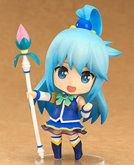Good Smile Aqua Nendoroid articulated joints enable dynamic posing.