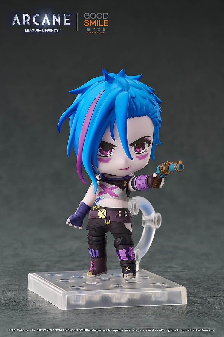 Good Smile Company Jinx Arcane Nendoroid adjustable joints for fluid poses