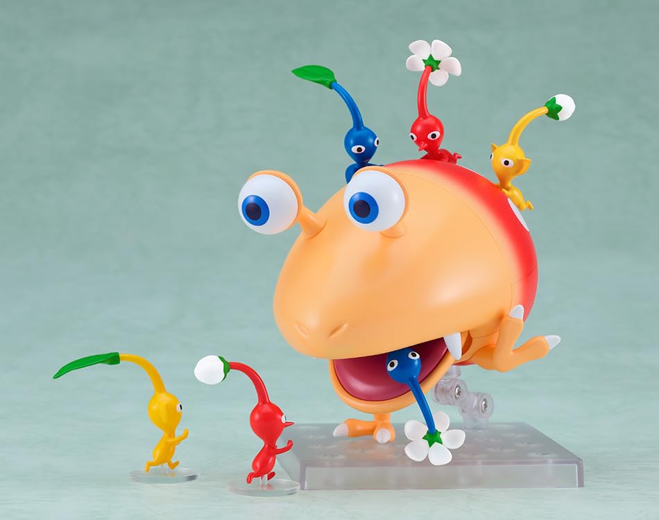 Good Smile Pikmin Bulborb Nendoroid standing Pikmin accessory enhances display