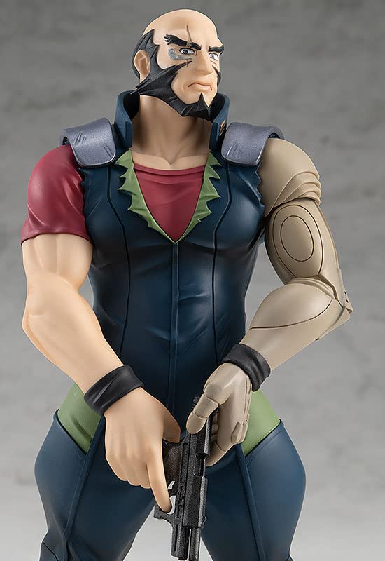 Good Smile Company Pop Up Parade Jet Black base stand supports stable display.