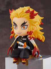 Good Smile Kyojuro Rengoku Swacchao chair legs change enables edge or corner posing.