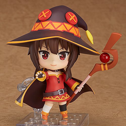 Good Smile Megumin Nendoroid packaging artwork enhances display appeal.