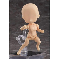 Good Smile Company Nendoroid Doll Archetype 1.1 Man almond milk detailed paint adds lifelike charm.
