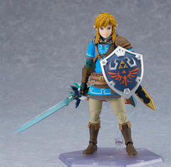 Good Smile Zelda Link DX Edition Construct Bow for authentic archery poses.
