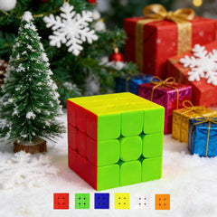 GoodCube 3x3 speed cube side view, portable for on-the-go solving.