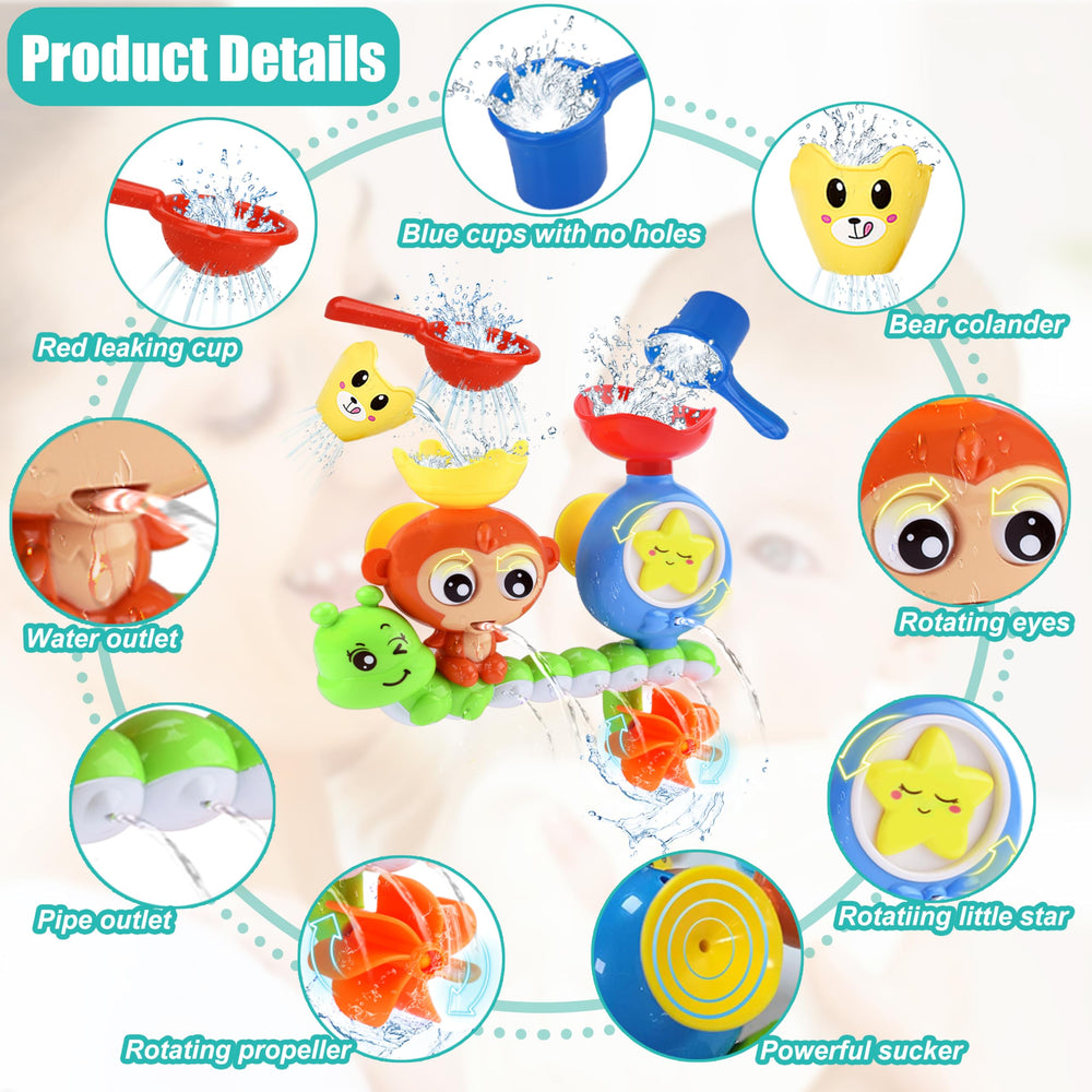 GOODLOGO cups play water encourages scooping and pouring practice